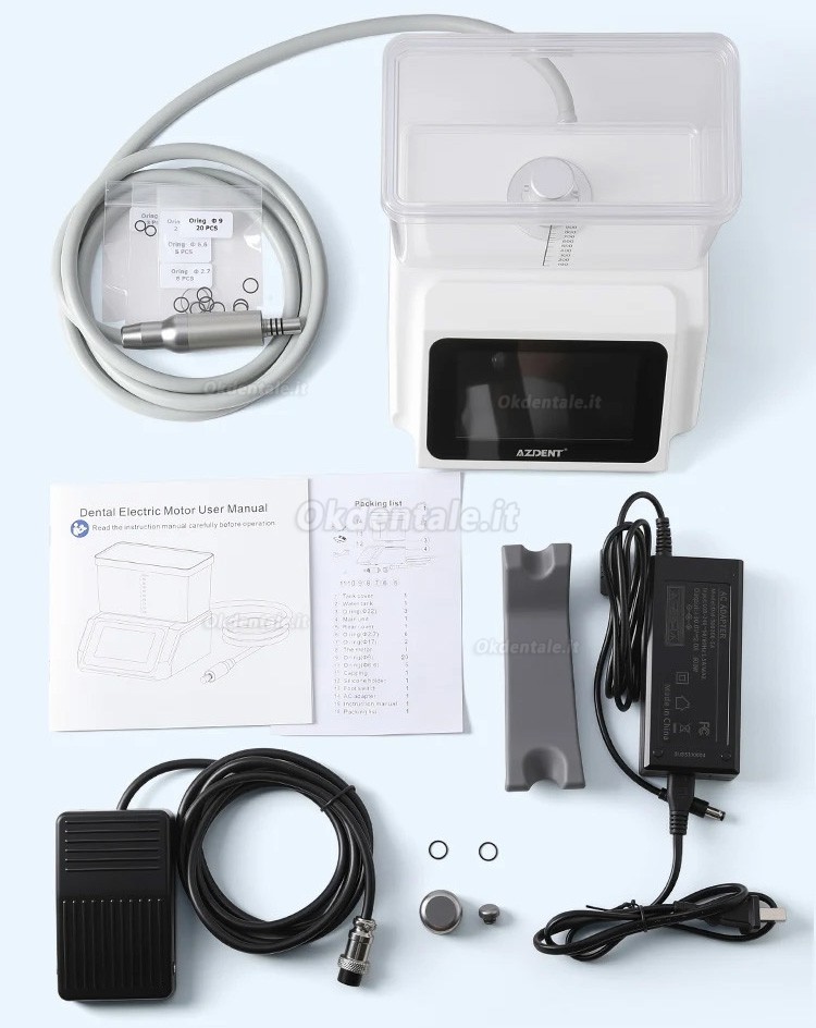 Sistema chirurgico motore elettrico brushless dentale WM-E5 con luce LED e approvvigionamento idrico autonomo